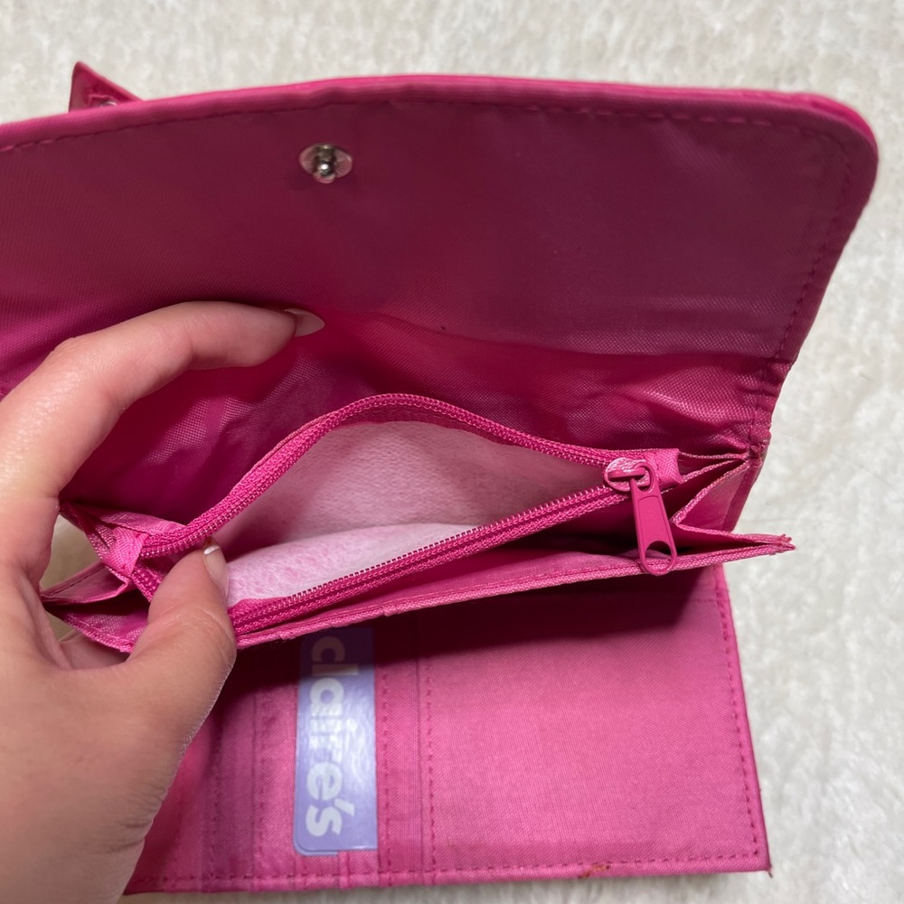 Claire’s Pink Bow Wallet - Picture 5 of 11